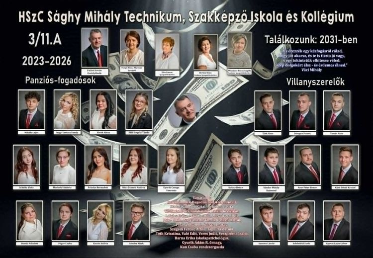 Ballagási tabló 2026. 11.A